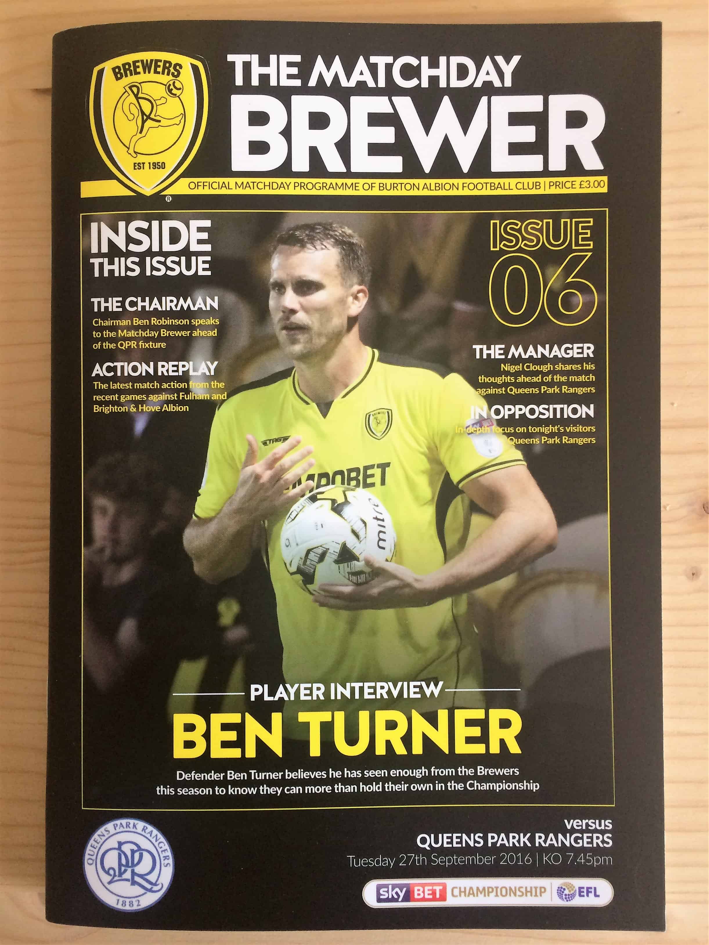 Burton Albion FC v Queens Park Rangers FC